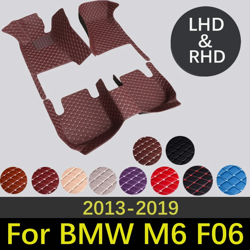 Luxury Leather Car Floor Mats For BMW M6 F06 Gran Coupé F06 2013~2019 5seat Interiors Accessories Custom Carpets Car Styling Rug
Luxury Leather Car Floor Mats For BMW M6 F06 Gran Coupé F06 2013~2019 5seat Interiors Accessories Custom Carpets Car Styling Rug