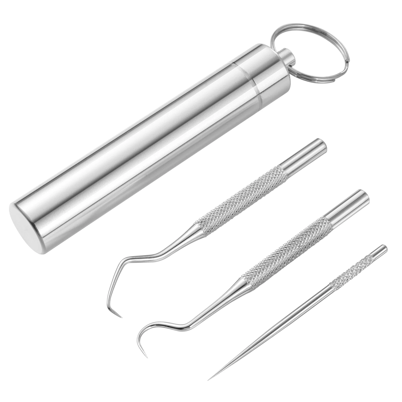 Teeth Picker Metal Toothpick Kit Cleaning Tools Remover Reusable Portable Stainless Steel Plaque
Teeth Picker Metal Toothpick Kit Cleaning Tools Remover Reusable Portable Stainless Steel Plaque
