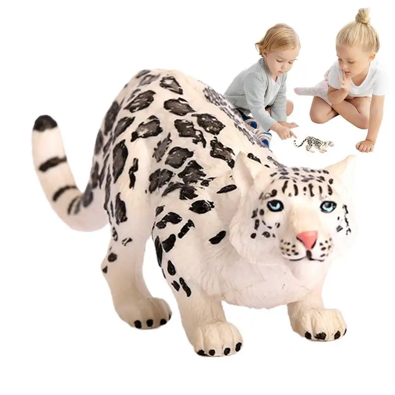 

Snow Leopard Figurine Realistic Detailed Snow Panther Figures Toy Snow Panther Action Figures Toy Snow Panther Statue School