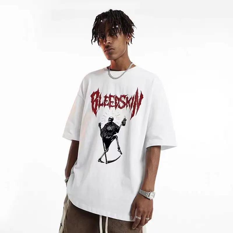 American Gothic style short-sleeved T-shirt men fashion y2k street trend student loose retro hip hop oversized T shirt top
American Gothic style short-sleeved T-shirt men fashion y2k street trend student loose retro hip hop oversized T shirt top