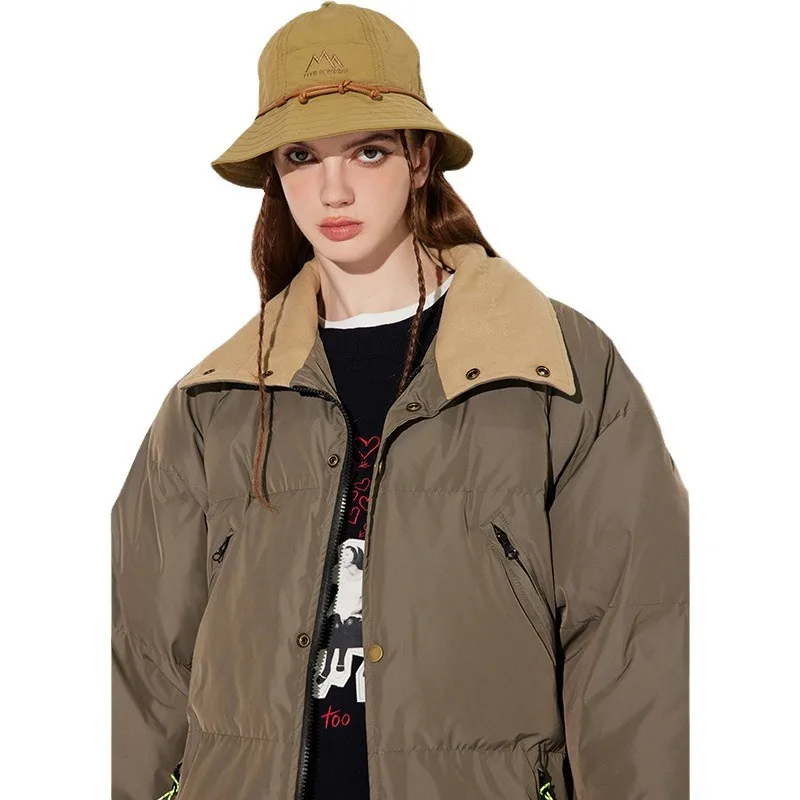 Winter Japanese Retro Loose Workwear Cotton Jacket Women Thickened Jacket Warm Lapel Casual Cotton Clothing Men and Women Clothi
Winter Japanese Retro Loose Workwear Cotton Jacket Women Thickened Jacket Warm Lapel Casual Cotton Clothing Men and Women Clothi