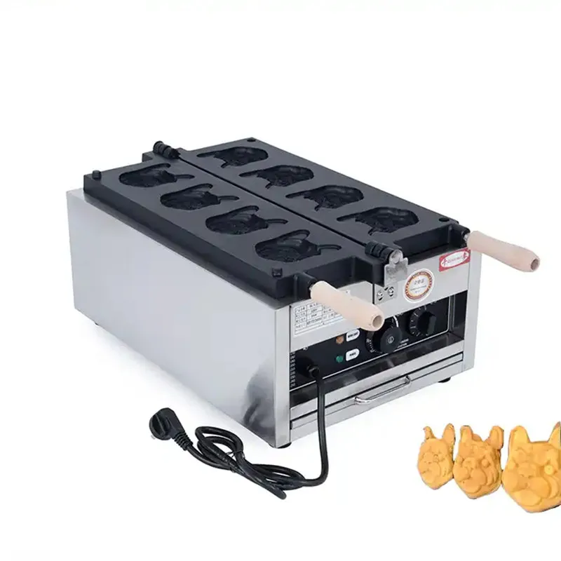 Dog Head Shape Waffle Maker Machine 110V 220V Non-stick Commercial Electric Stainless Steel Cartoon Animal Snack Equipment
Dog Head Shape Waffle Maker Machine 110V 220V Non-stick Commercial Electric Stainless Steel Cartoon Animal Snack Equipment