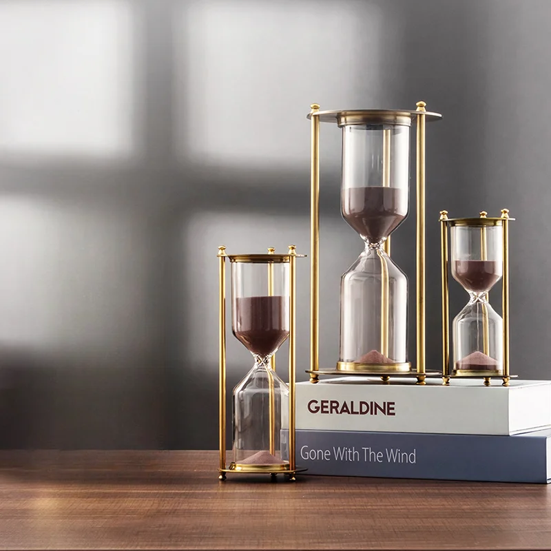 15/30/60min Creative Metal Hourglass Sand Timer European Retro Office Bookshelf Study Ornaments Decoration Sand Clock Timer
15/30/60min Creative Metal Hourglass Sand Timer European Retro Office Bookshelf Study Ornaments Decoration Sand Clock Timer