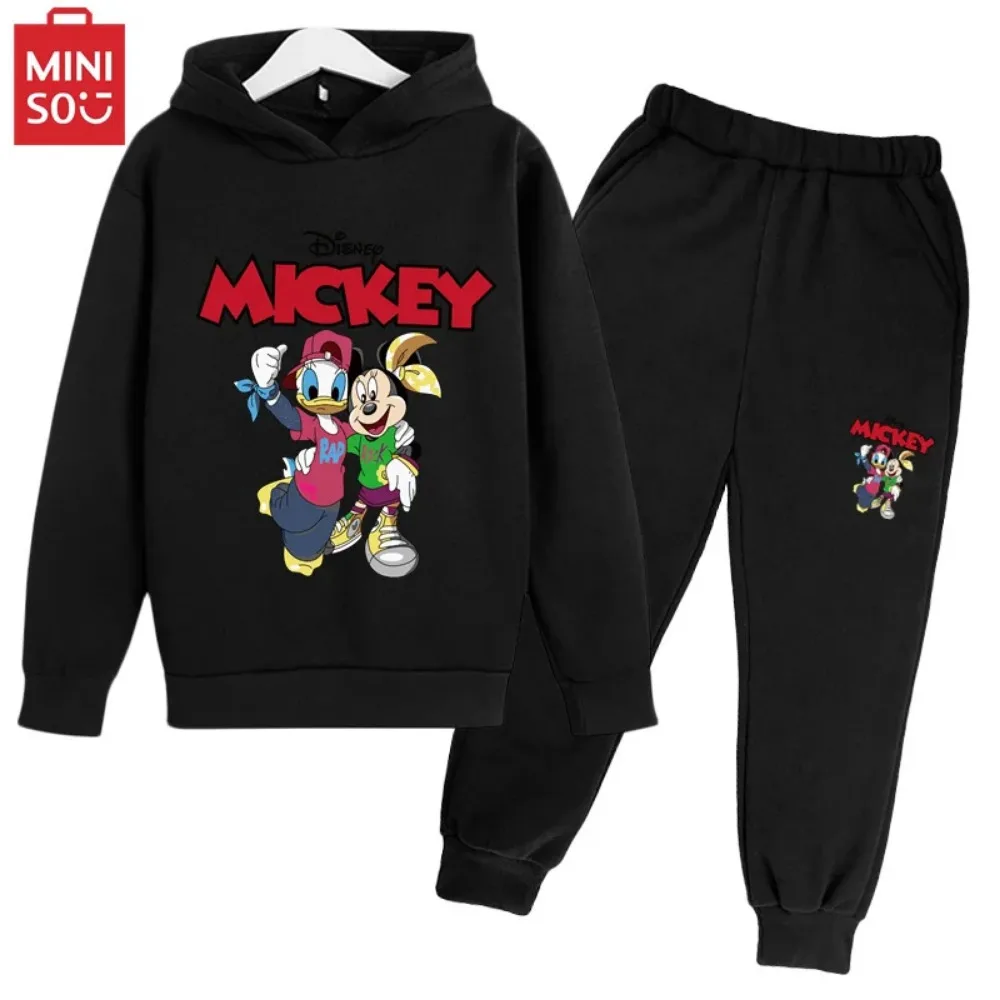 Y2K new Minnie Mouse Kawaii Boys and girls fashion clothing Fall winter Disney classic cartoon hoodie toddler casual hoodie set
Y2K new Minnie Mouse Kawaii Boys and girls fashion clothing Fall winter Disney classic cartoon hoodie toddler casual hoodie set