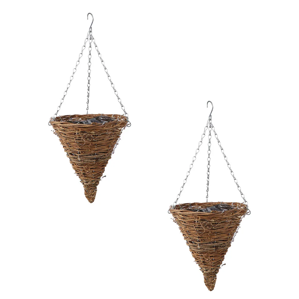 Woven Hanging Planter Wall Hanging Flower Basket Rattan Woven Flower Basket Cone Shape Wicker Woven Planter Basket
Woven Hanging Planter Wall Hanging Flower Basket Rattan Woven Flower Basket Cone Shape Wicker Woven Planter Basket