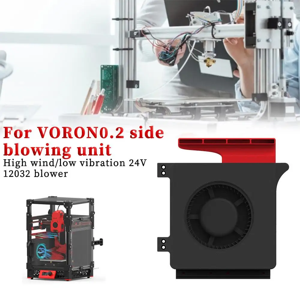 For Voron V0.2 Series 24v 12032 Model Auxiliary Cooling Unit Vibration 2800rpm Fan 36cfm Fan High Side Airflow Blower Low B Y2i4
For Voron V0.2 Series 24v 12032 Model Auxiliary Cooling Unit Vibration 2800rpm Fan 36cfm Fan High Side Airflow Blower Low B Y2i4