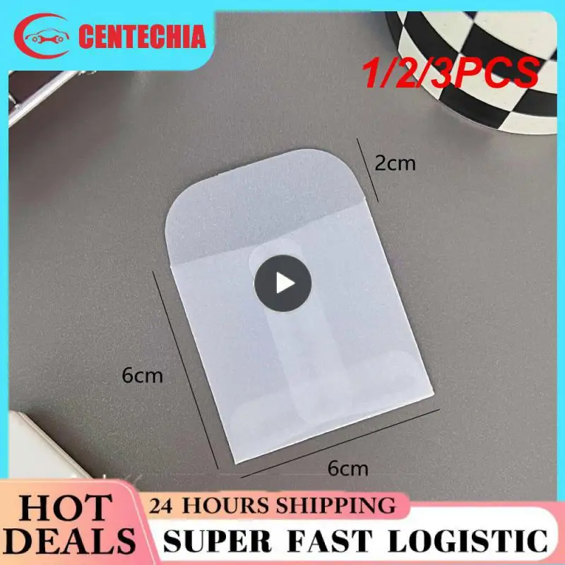 

1/2/3PCS 17.5*12.5cm Packing Bag Translucent Storage Bag Durable And Environmentally Friendly Small Card Holder Translucent