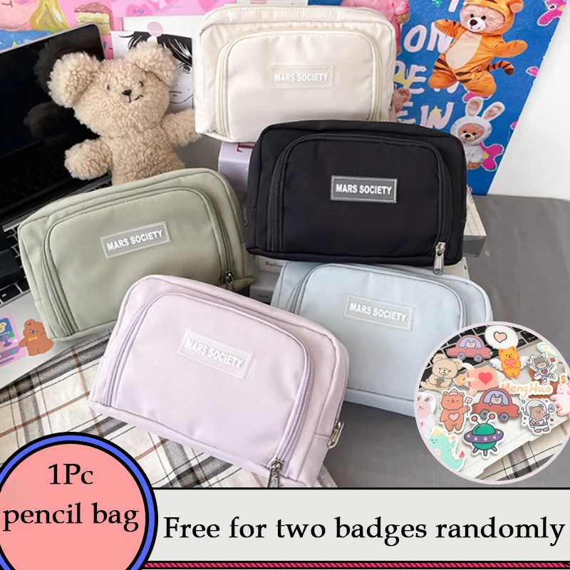 Korea Kawaii Plush Cute Pencil Case Cartoon Large Capacity Pencil Pouch Box For Students Kids School Office Supplies Stationery
Korea Kawaii Plush Cute Pencil Case Cartoon Large Capacity Pencil Pouch Box For Students Kids School Office Supplies Stationery