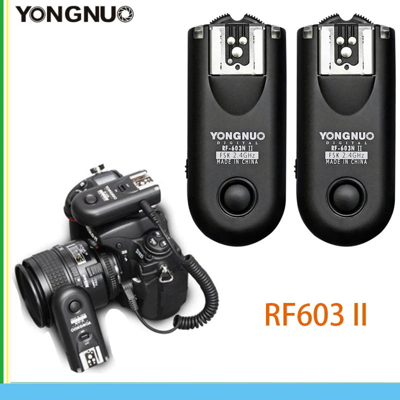 YONGNUO RF603C II Wireless Flash Trigger 2 Transceivers for NIKON D800 D800E D3X / D3 / D700 or For Canon 1100D / 1000D / 600D
YONGNUO RF603C II Wireless Flash Trigger 2 Transceivers for NIKON D800 D800E D3X / D3 / D700 or For Canon 1100D / 1000D / 600D