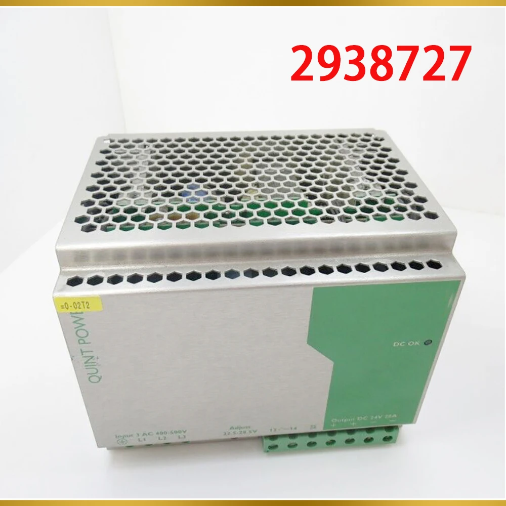 QUINT-PS-3X400-500AC/24DC/20 QUINT POWER 24VDC/20A For Phoenix Switching Power Supply 2938727 
QUINT-PS-3X400-500AC/24DC/20 QUINT POWER 24VDC/20A For Phoenix Switching Power Supply 2938727