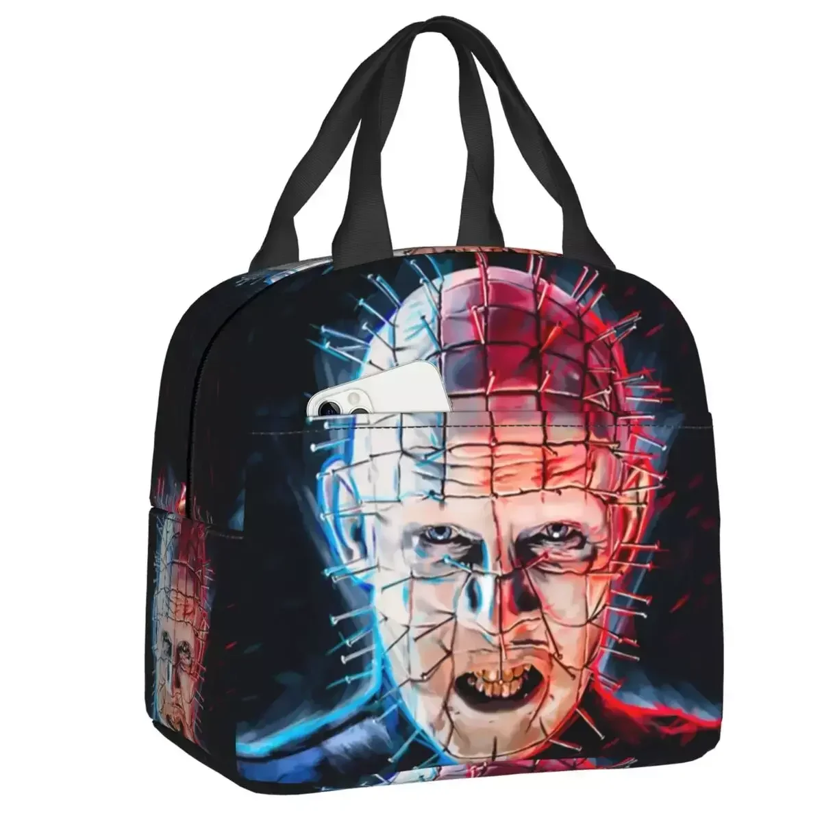 2024 New Pinhead Hellraiser Insulated Lunch Tote Bag Halloween Horror Movie Resuable Thermal Cooler Food Lunch Box School
2024 New Pinhead Hellraiser Insulated Lunch Tote Bag Halloween Horror Movie Resuable Thermal Cooler Food Lunch Box School