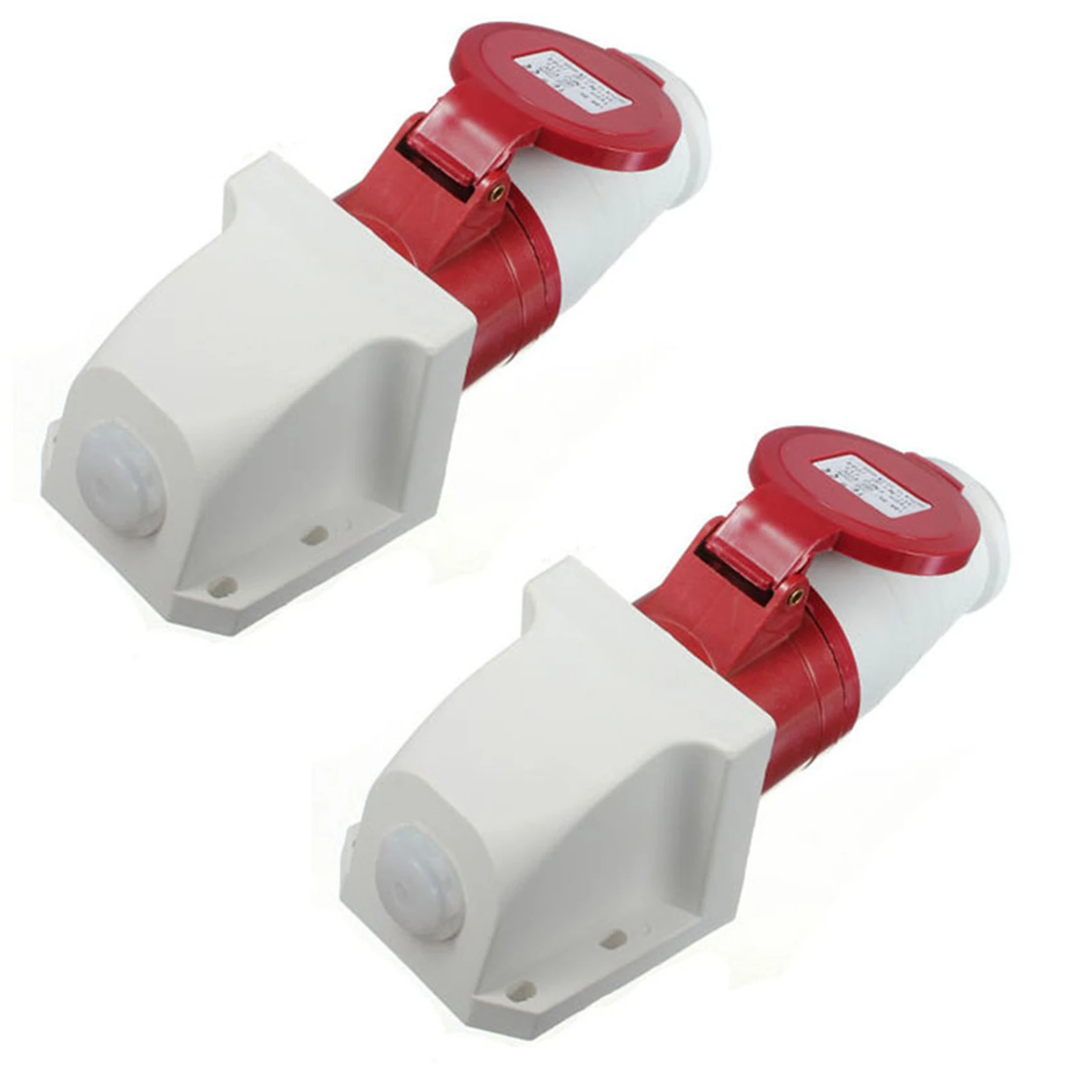 2X 16 Amp 5 pin Plug & Socket Weatherproof IP44 3 Phase 380-415v 3P + N + Earth 16A 
2X 16 Amp 5 pin Plug & Socket Weatherproof IP44 3 Phase 380-415v 3P + N + Earth 16A