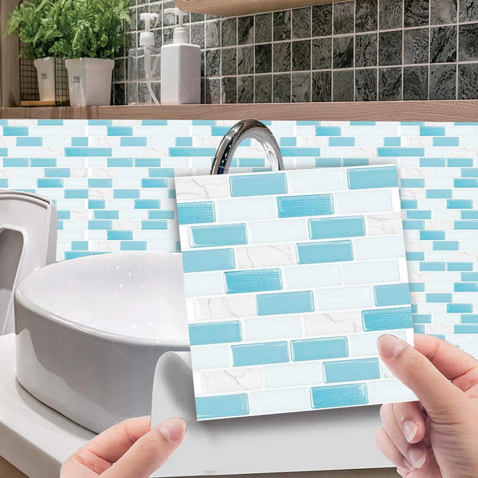 10PCS Simulated Marble Embossed Mosaic Pattern Tile Decal Self Adhesive Tile Sticker For Bathroom Livingroom Kitchen Decor
10PCS Simulated Marble Embossed Mosaic Pattern Tile Decal Self Adhesive Tile Sticker For Bathroom Livingroom Kitchen Decor