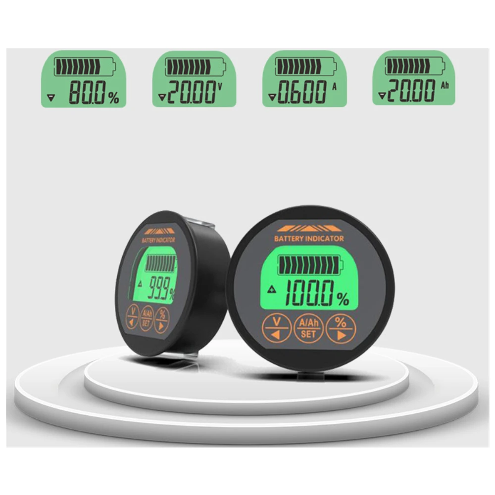 DC 8-80V 50A 100A 350A TR16 Coulomb Counter Meter Battery Capacity Indicator Ammeter Voltmeter Battery Tester for Li-ion Lipo
DC 8-80V 50A 100A 350A TR16 Coulomb Counter Meter Battery Capacity Indicator Ammeter Voltmeter Battery Tester for Li-ion Lipo