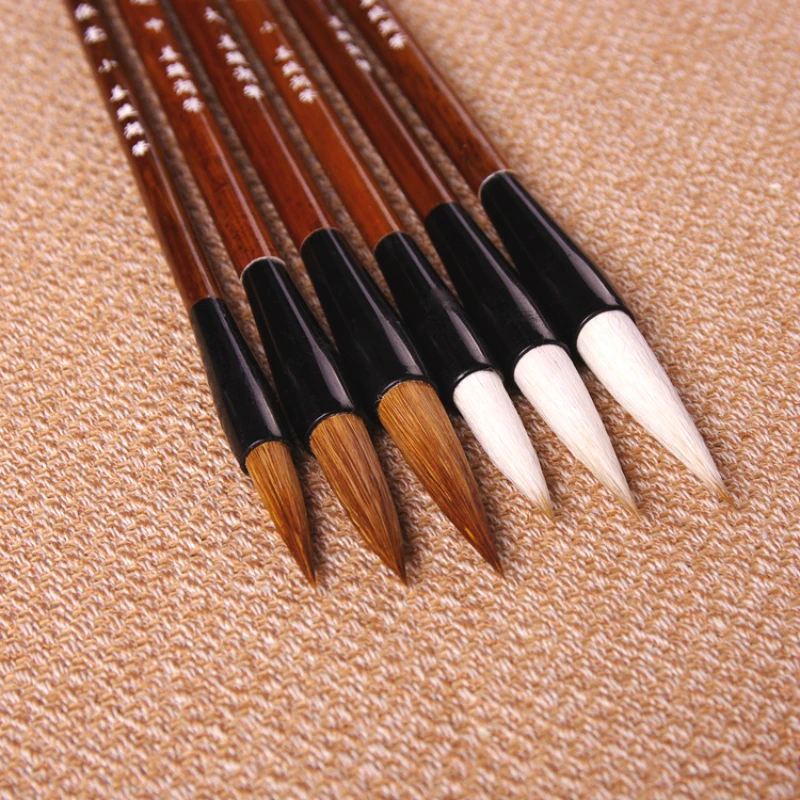 

Chinese Calligraphy Painting Brush Pen Set Regular Script Caligrafia Weasel Multiple Hair Writing Watercolor Brushes Tinta China