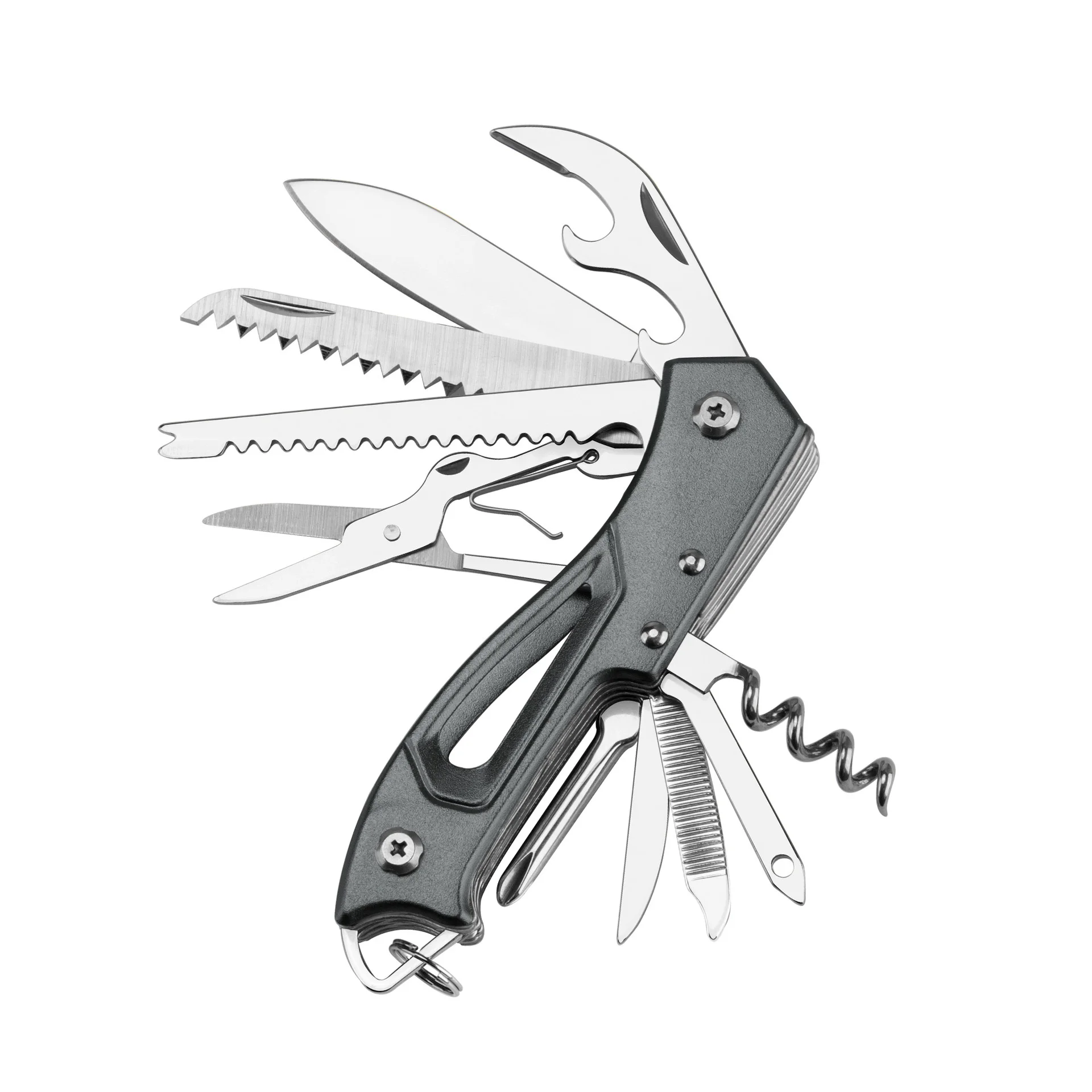 Swiss Folding Army Knife Keychain EDC Stainless Steel Pocket Knife Outdoor Camping Multifunctional Emergency Combination Tool
Swiss Folding Army Knife Keychain EDC Stainless Steel Pocket Knife Outdoor Camping Multifunctional Emergency Combination Tool