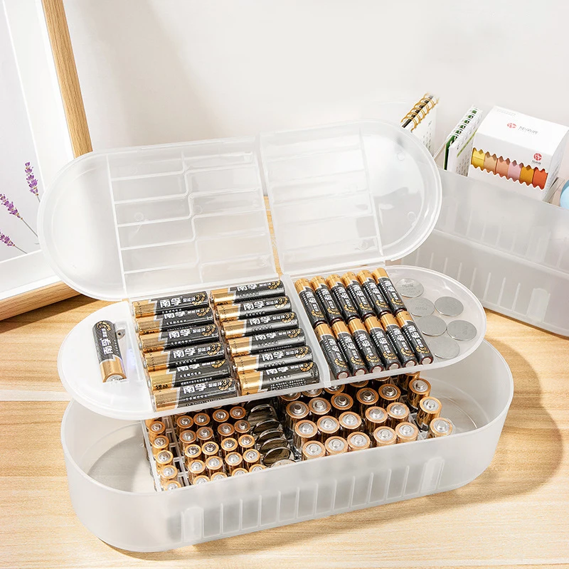 Semi-translucent Hard Plastic AA AAA Case Cover Holder Battery Storage Box Portable Container Batteries Rechargeable Accessories
Semi-translucent Hard Plastic AA AAA Case Cover Holder Battery Storage Box Portable Container Batteries Rechargeable Accessories