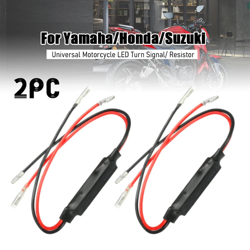 2pcs 12V Motorcycle Signal Lamp Turn Signal Indicator Motorcycle LED Load Resistor Flasher For Yamaha/Honda/Suzuki
2pcs 12V Motorcycle Signal Lamp Turn Signal Indicator Motorcycle LED Load Resistor Flasher For Yamaha/Honda/Suzuki