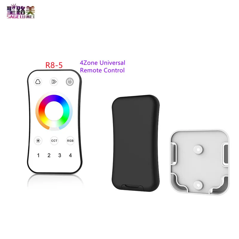 

R8-5 RGB+CCT Touch Wheel 4Zone Universal Remote Control 2.4GHZ RF Apply to Skydance Brightness Color temperature RGB Receiver