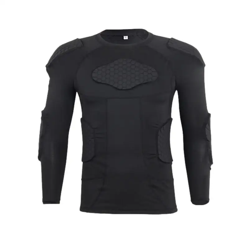 

Professional Football Soccer Goalkeeper Jerseys Armors Uniform Thicken EVA Sponge Elbow Protector Shirt Goalkeeper Undershirt