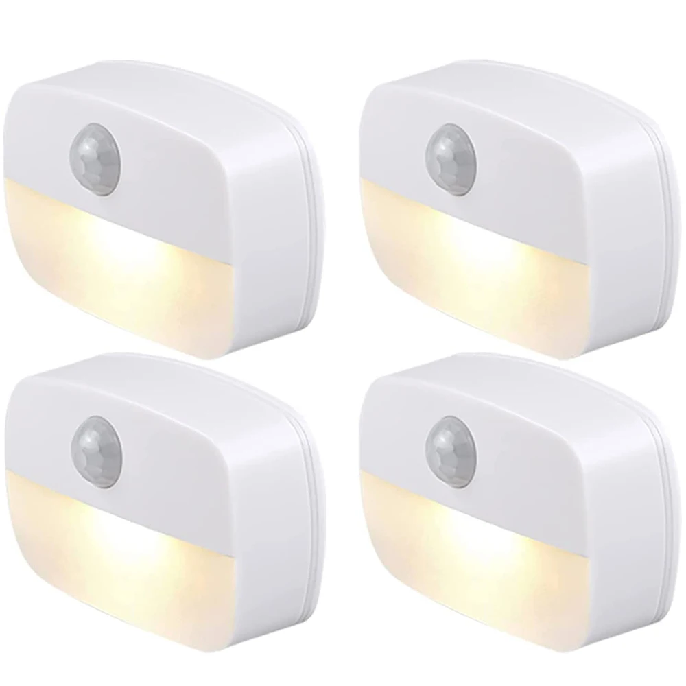 6/3/1Pcs Motion Sensor LED Night Light Battery Operated Wall Lamp for Bedroom Bedside Washroom Stairs Cabinet Decor Nightlights
6/3/1Pcs Motion Sensor LED Night Light Battery Operated Wall Lamp for Bedroom Bedside Washroom Stairs Cabinet Decor Nightlights