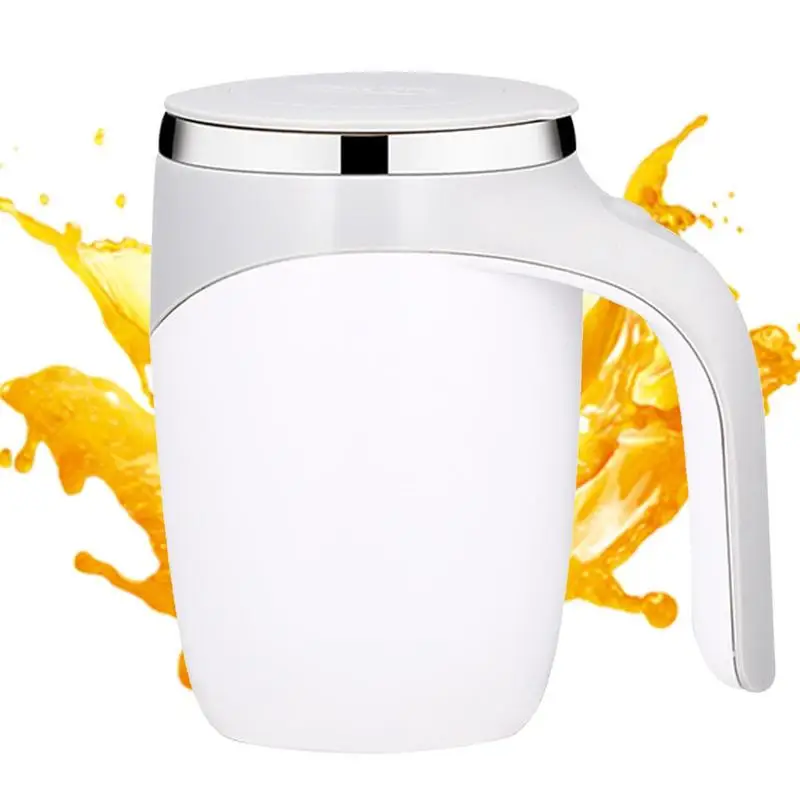 

Electric Self Stirring Mixing Mug Magnetic Coffee Mug Stainless Steel Mugs Insulated Tumblers USB Rechargeable For Coffee Tea