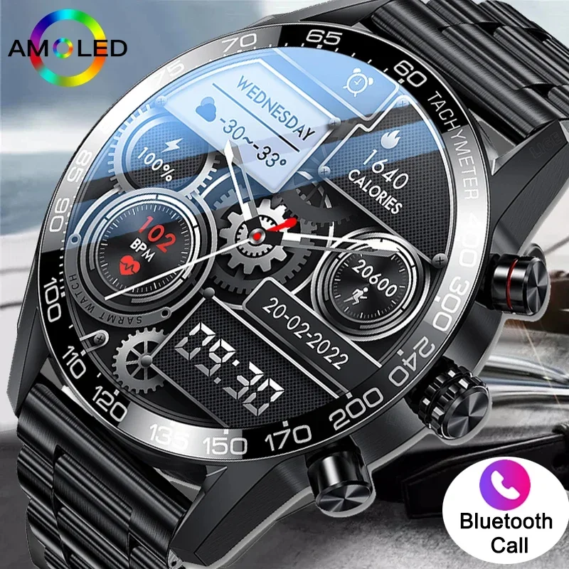 

2024 New Screen Watch Men Smart Watch Sports Music Player Blood Pressure IP68 Waterproof Smartwatch for Android Call Reminder