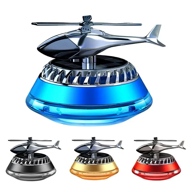 

Solar Car Air Freshener Helicopter Propeller Fragrance Supplies Interior Accessories Decor Flavoring Original Perfume Diffuser