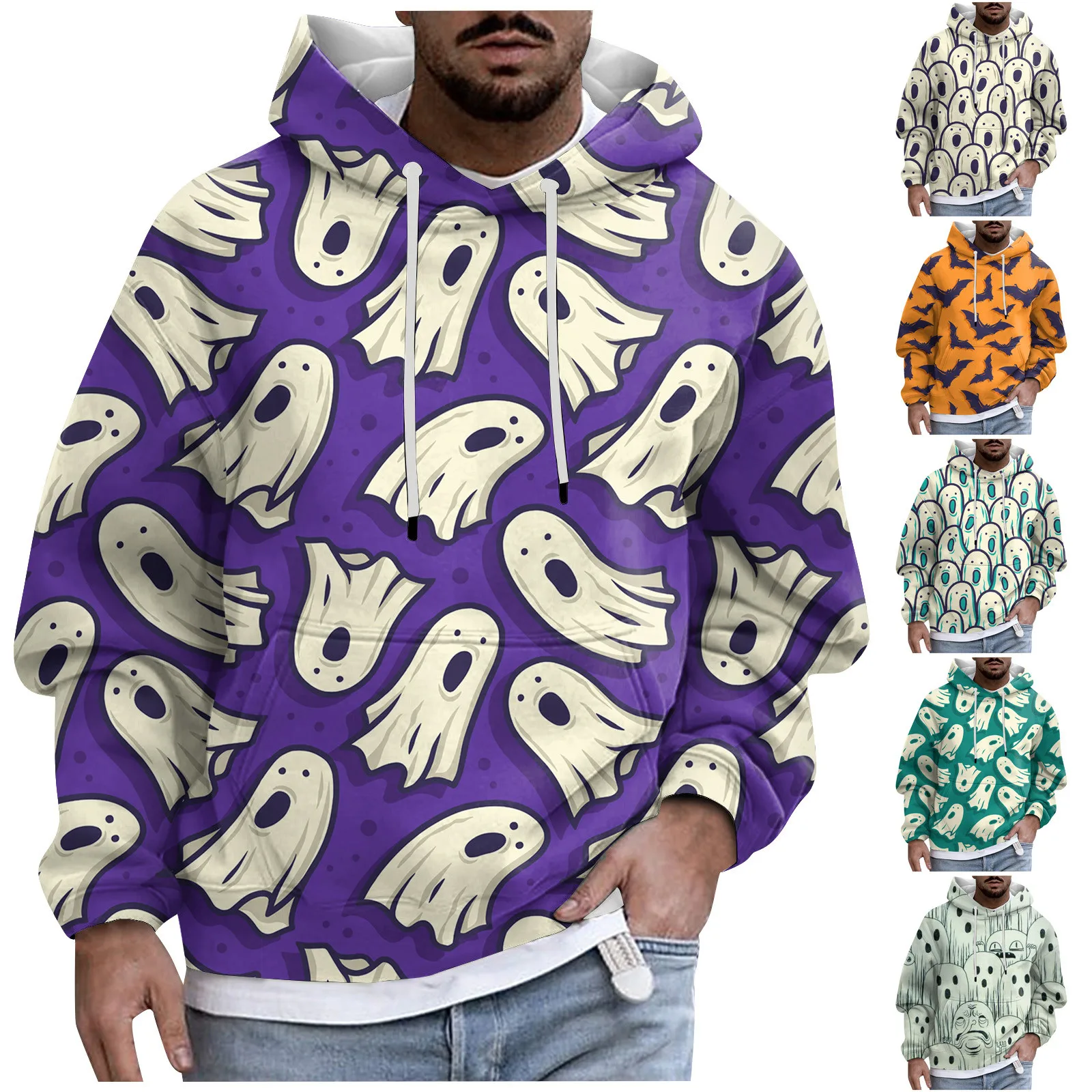 2023 Autumn Winter Men'S Halloween Print Plush Warm Coat Fleece Sweater Casual New In Hoodies & Sweatshirts Y2k Clothing 후드집업
2023 Autumn Winter Men'S Halloween Print Plush Warm Coat Fleece Sweater Casual New In Hoodies & Sweatshirts Y2k Clothing 후드집업