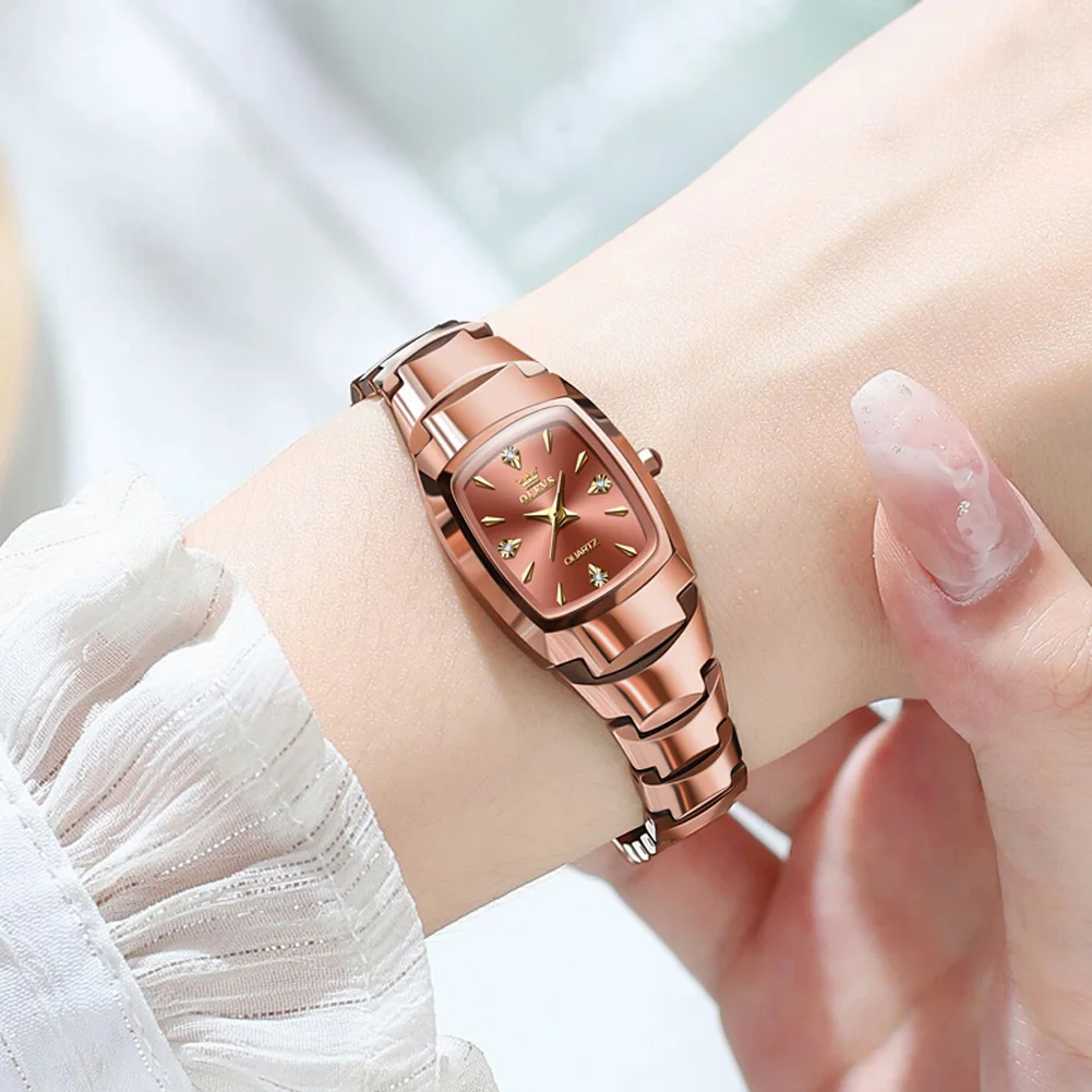 OLEVS Tungsten Steel Watches Women Luxury Brand Fashion Ladies Watch Waterproof Rose Gold Quartz Watch Reloj Para Mujer 2024
OLEVS Tungsten Steel Watches Women Luxury Brand Fashion Ladies Watch Waterproof Rose Gold Quartz Watch Reloj Para Mujer 2024
