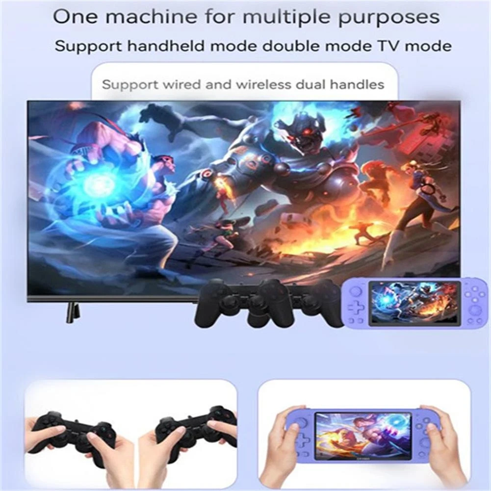GR3000 Handheld Game console 5.1 inch Screen Open System Retro Game Player Support Type-C Adapter Expandable 64G Christmas Gifts
GR3000 Handheld Game console 5.1 inch Screen Open System Retro Game Player Support Type-C Adapter Expandable 64G Christmas Gifts