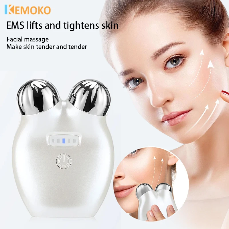 

Facial Lifting Massager Slimming Double Chin Microcurrent Tightening Anti Wrinkle Aging Massage Vibration V Face Skin Care EMS