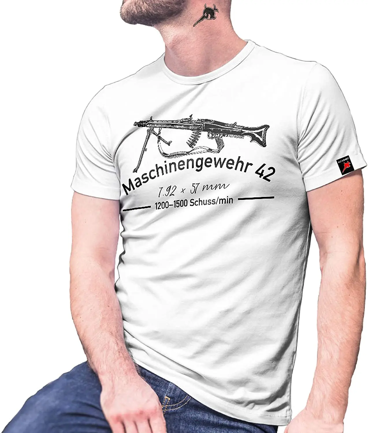 Double Harrow Band Saw WWII German MG-42 Machine Gun T-Shirt. Summer Cotton O-Neck Short Sleeve Mens T Shirt New S-3XL
Double Harrow Band Saw WWII German MG-42 Machine Gun T-Shirt. Summer Cotton O-Neck Short Sleeve Mens T Shirt New S-3XL