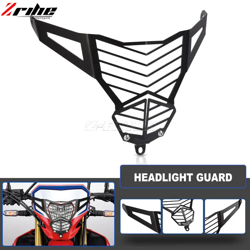 

For Honda CRF250L CRF300L 2021 2022 2023 CRF250 CRF300 L CRF 250L 300L Motorcycle Headlight Guard Grille Protector Cover