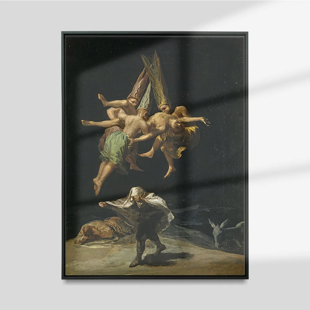 Witches Flight Vintage Poster Wall Art Canvas Print Francisco Goya Painting Illustration Wiccan Occult Home Wall Decor Picture
Witches Flight Vintage Poster Wall Art Canvas Print Francisco Goya Painting Illustration Wiccan Occult Home Wall Decor Picture
