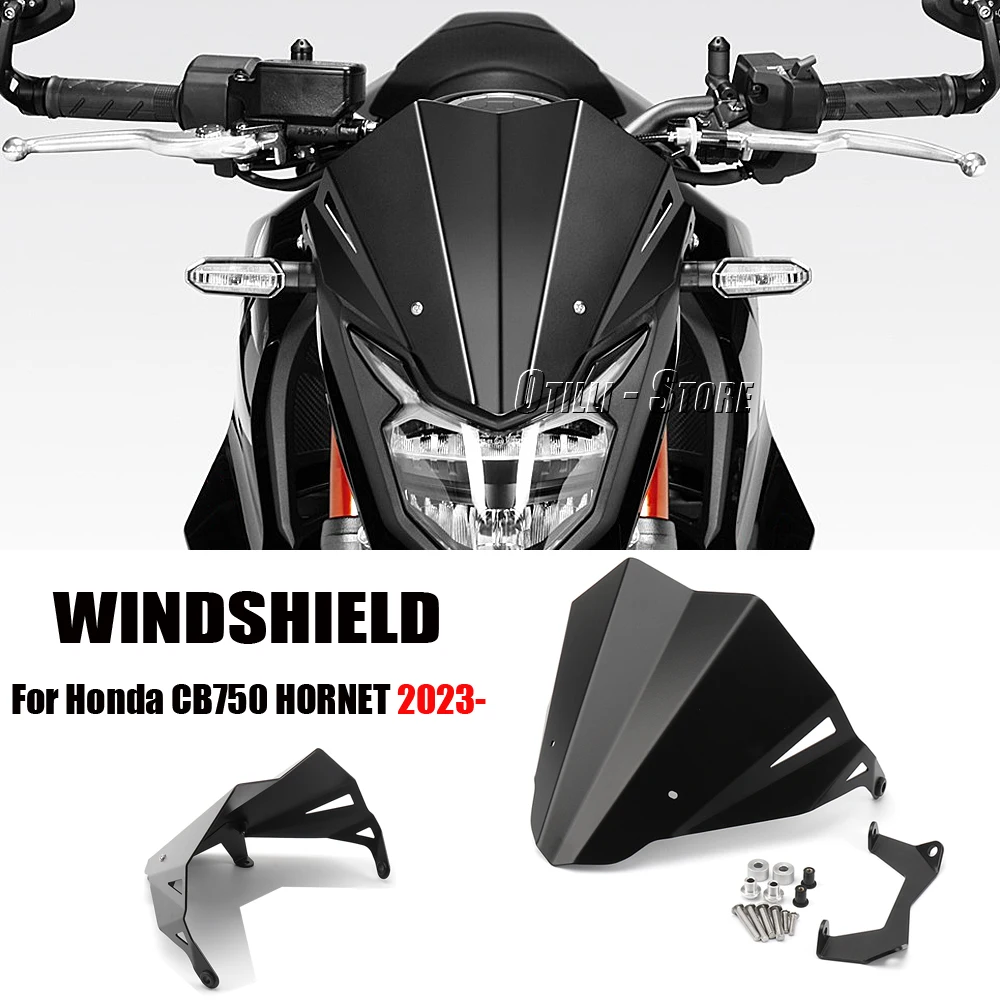 

New Windshield Windscreen For Honda CB750 HORNET CB 750 Hornet 2023 Motorcycle Accessories Wind Deflectors Black