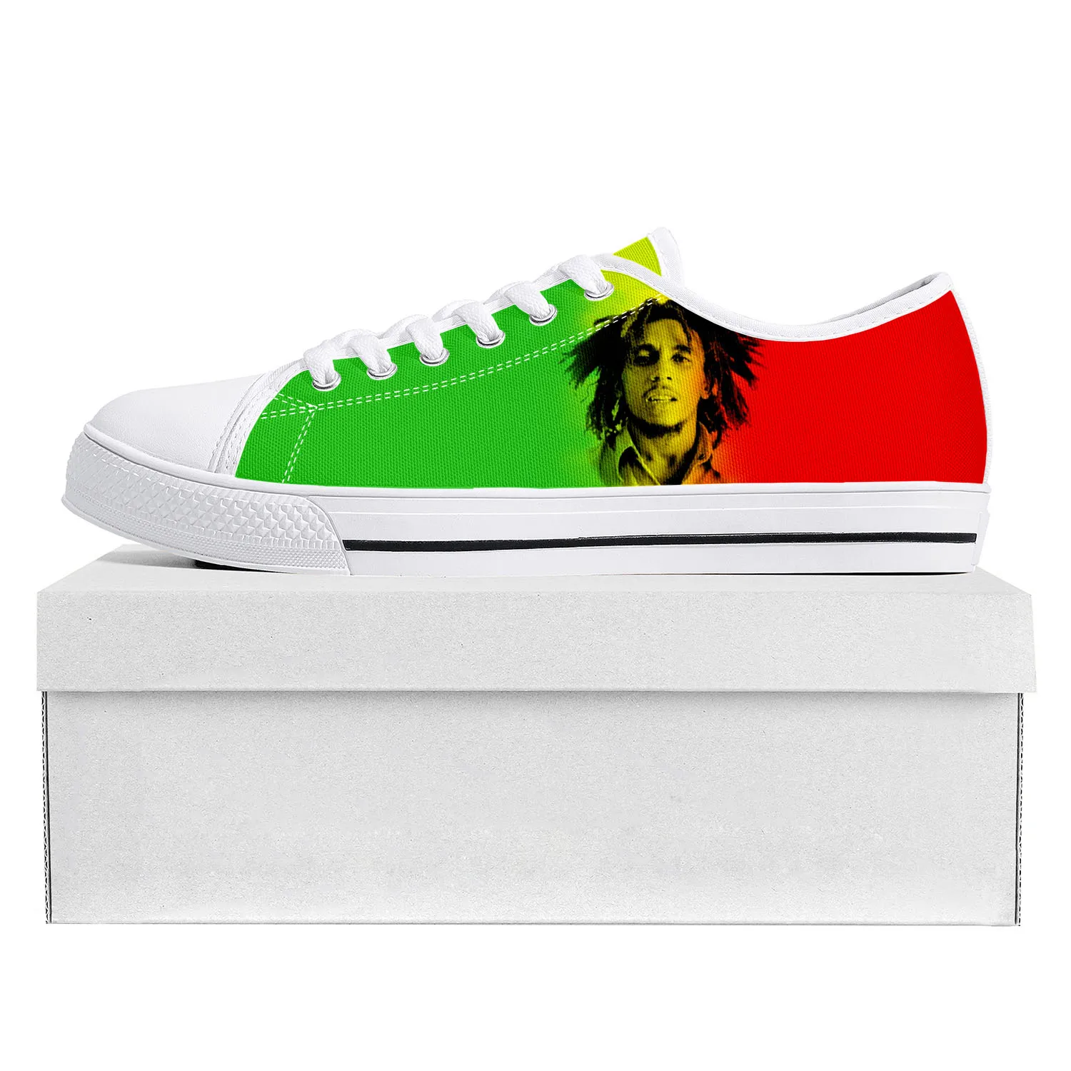 Reggae Rock Music Star Bob Marley Low Top High Quality Sneakers Mens Womens Teenager Canvas Sneaker Couple Shoes Custom Shoe
Reggae Rock Music Star Bob Marley Low Top High Quality Sneakers Mens Womens Teenager Canvas Sneaker Couple Shoes Custom Shoe