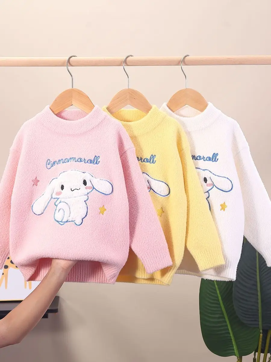 Cute Sanrio Sweater Cinnamoroll Accessories Coat Kawaii Beauty Cartoon Anime Autumn Winter Knit Sweater Bottoms Toy Girl Gift
Cute Sanrio Sweater Cinnamoroll Accessories Coat Kawaii Beauty Cartoon Anime Autumn Winter Knit Sweater Bottoms Toy Girl Gift