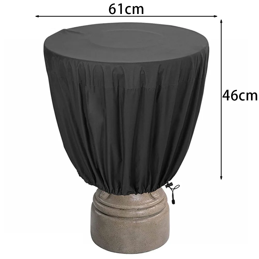 Garden Fountain Cover Waterproof 210D Oxford Cloth Outdoor Bird Bath Cover Black 89*61cm 61*46cm For Most Birdbath
Garden Fountain Cover Waterproof 210D Oxford Cloth Outdoor Bird Bath Cover Black 89*61cm 61*46cm For Most Birdbath