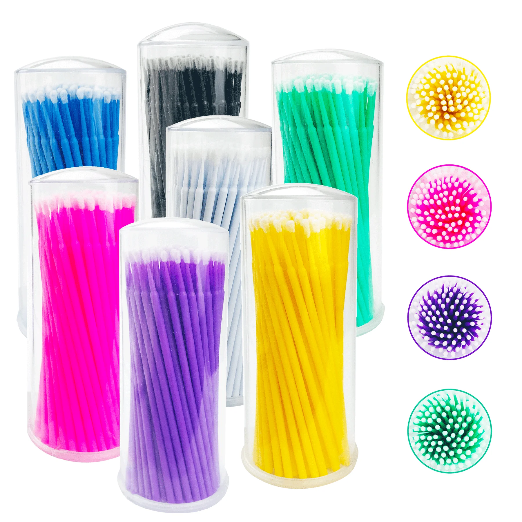 100pcs/Bag Eyelash Extension Disposable Colorful Cotton Swabs Graft Lashes Glue Cleaning Swab Makeup Micro Brush Stick
100pcs/Bag Eyelash Extension Disposable Colorful Cotton Swabs Graft Lashes Glue Cleaning Swab Makeup Micro Brush Stick