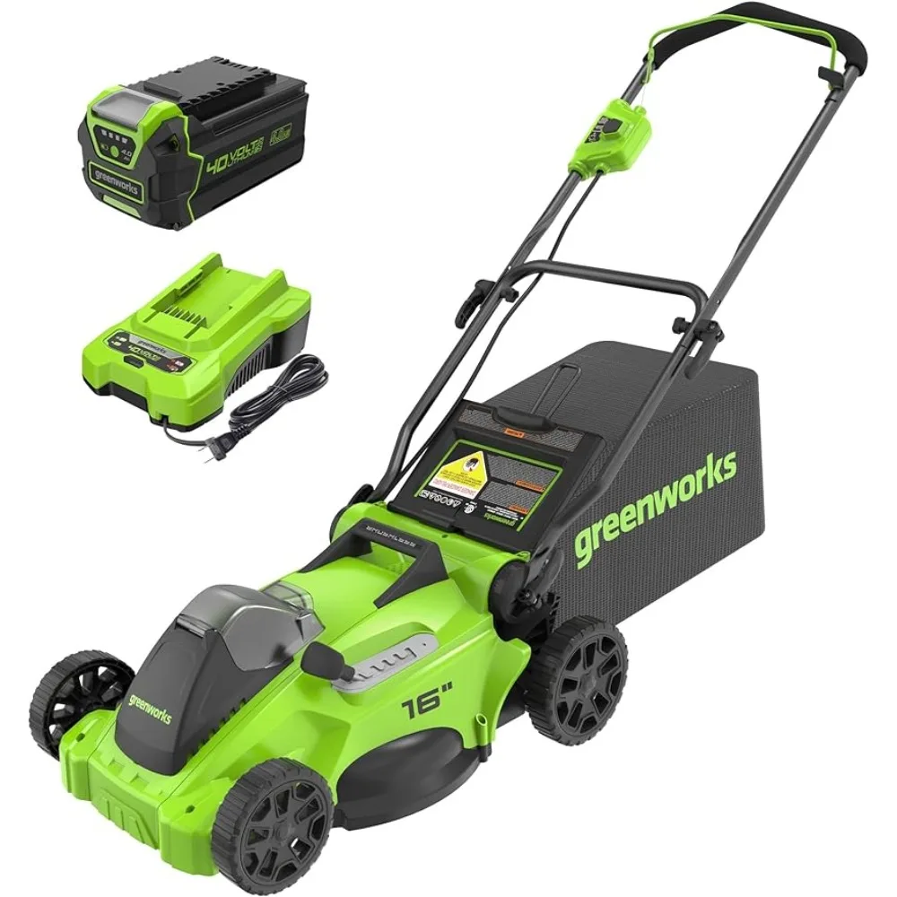 Газонокосилка Greenworks, беспроводная (Push) бесщеточная (75 + совместимых инструментов), 4,0 Ач, с зарядным устройством, 40 в, 16 дюймов
Газонокосилка Greenworks, беспроводная (Push) бесщеточная (75 + совместимых инструментов), 4,0 Ач, с зарядным устройством, 40 в, 16 дюймов