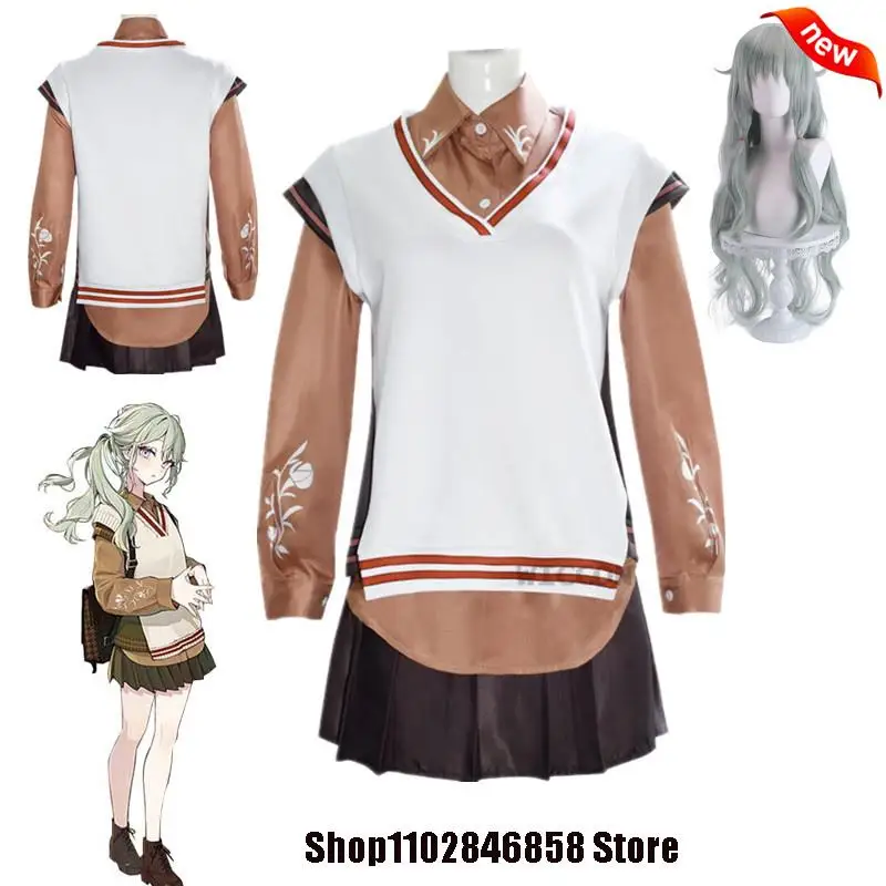 Project Sekai Colorful Stage Feat Kusanagi Nene Ootori JK Uniform Skirt Suit Anime Cosplay Costumes Brown Daily Uniform Casual
Project Sekai Colorful Stage Feat Kusanagi Nene Ootori JK Uniform Skirt Suit Anime Cosplay Costumes Brown Daily Uniform Casual