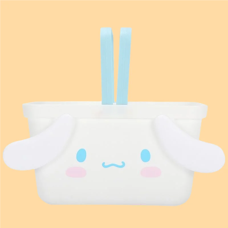 Sanrio My Melody Cinnamoroll Kawaii Anime Hand Basket Cute Cartoon Hello Kitty Pompompurin Plastic Home Storage Box Girls Toys
Sanrio My Melody Cinnamoroll Kawaii Anime Hand Basket Cute Cartoon Hello Kitty Pompompurin Plastic Home Storage Box Girls Toys