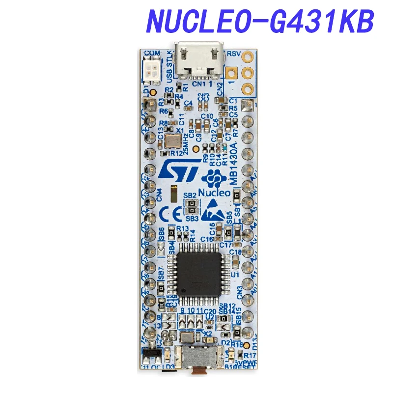 

NUCLEO-G431KB Development Boards & Kits - ARM STM32 Nucleo-32 development board STM32G431KB MCU, supports Arduino nano connect