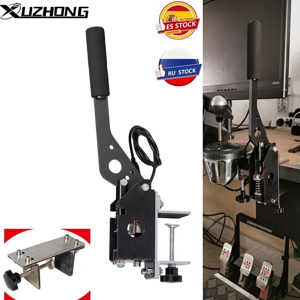 14Bit PC USB Handbrake Clamp For Racing Games G25/27/29 T500 For PC Windows DIRT RALLY Auto Replacement Parts Hand Brake Black
14Bit PC USB Handbrake Clamp For Racing Games G25/27/29 T500 For PC Windows DIRT RALLY Auto Replacement Parts Hand Brake Black