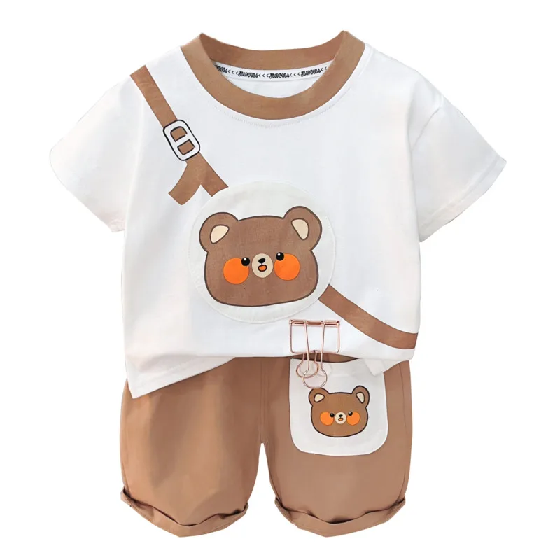 New Summer Baby Clothes Suit Children Boys Girls Casual Cartoon T-Shirt Shorts 2Pcs/Sets Toddler Costume Infant Kids Tracksuits 
New Summer Baby Clothes Suit Children Boys Girls Casual Cartoon T-Shirt Shorts 2Pcs/Sets Toddler Costume Infant Kids Tracksuits