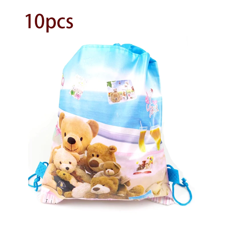 10pcs/lot Bear Theme Happy Birthday Party Non-woven Fabrics Drawstring Gifts Bags Baby Shower Decorations Mochila
10pcs/lot Bear Theme Happy Birthday Party Non-woven Fabrics Drawstring Gifts Bags Baby Shower Decorations Mochila