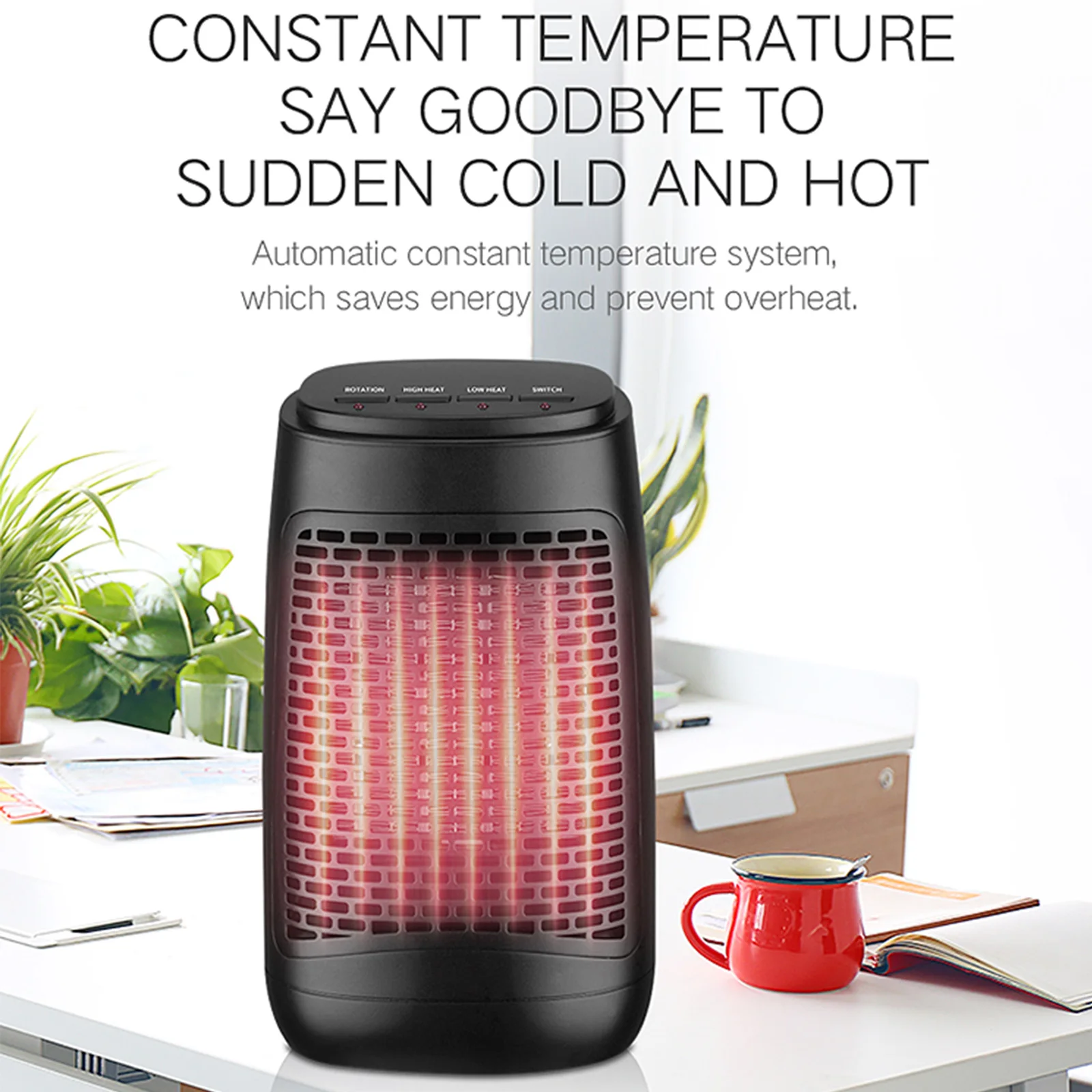 Mini Heater Vertical Fan Warmer Home Portable Heater Winter Heater EU/US Model for Bedroom, Office, Baby Room Winter Helper
Mini Heater Vertical Fan Warmer Home Portable Heater Winter Heater EU/US Model for Bedroom, Office, Baby Room Winter Helper