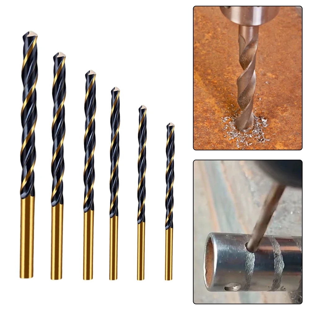 6pcs 2/3/4/5/6/8mm HSS Cobalt Drill Bit Straight Shank Drill Bits For Metal Wood Steel Hole Cutter Drilling Tools Accessories
6pcs 2/3/4/5/6/8mm HSS Cobalt Drill Bit Straight Shank Drill Bits For Metal Wood Steel Hole Cutter Drilling Tools Accessories
