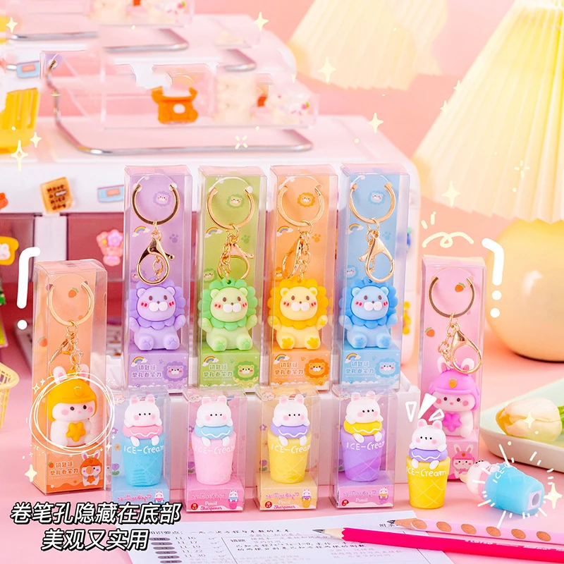 20 pcs/lot Creative Lion RAabbit Pencil Sharpener Cute Hand Mechanical Cutter Knife stationery gift school supplies
20 pcs/lot Creative Lion RAabbit Pencil Sharpener Cute Hand Mechanical Cutter Knife stationery gift school supplies